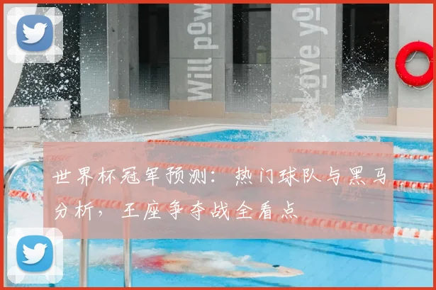世界杯冠军预测：热门球队与黑马分析，王座争夺战全看点